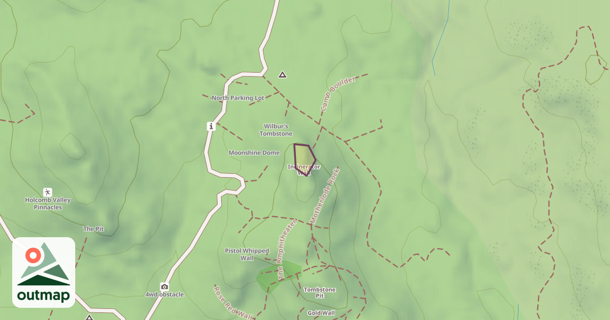 Map of Incinerator Wall
