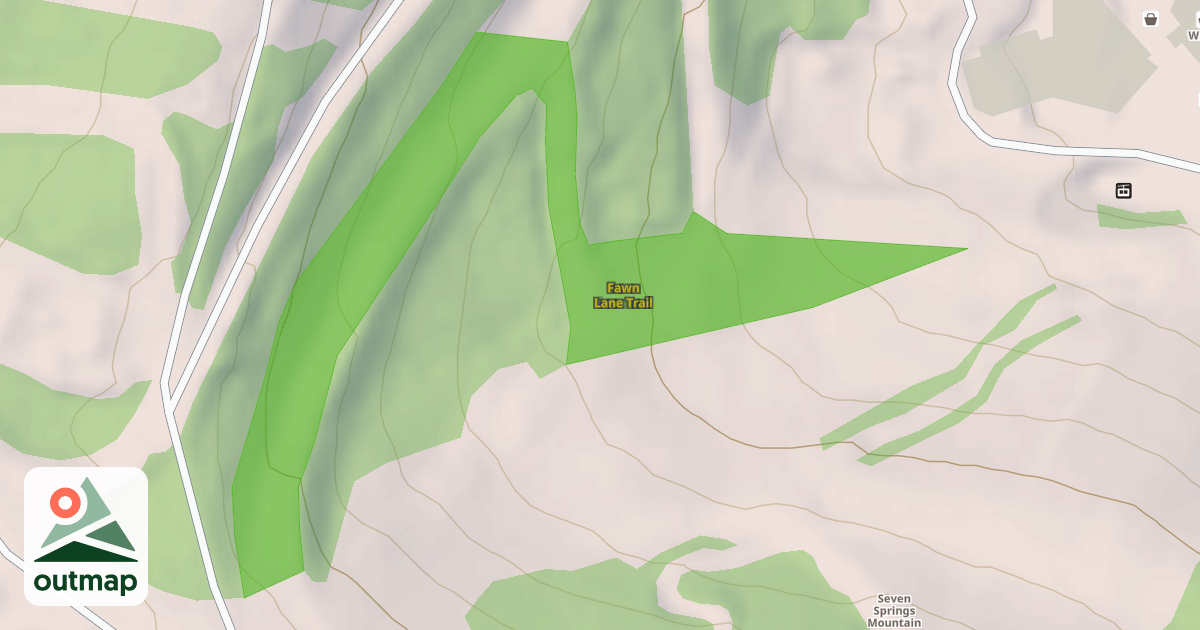 Map of Fawn Lane Trail