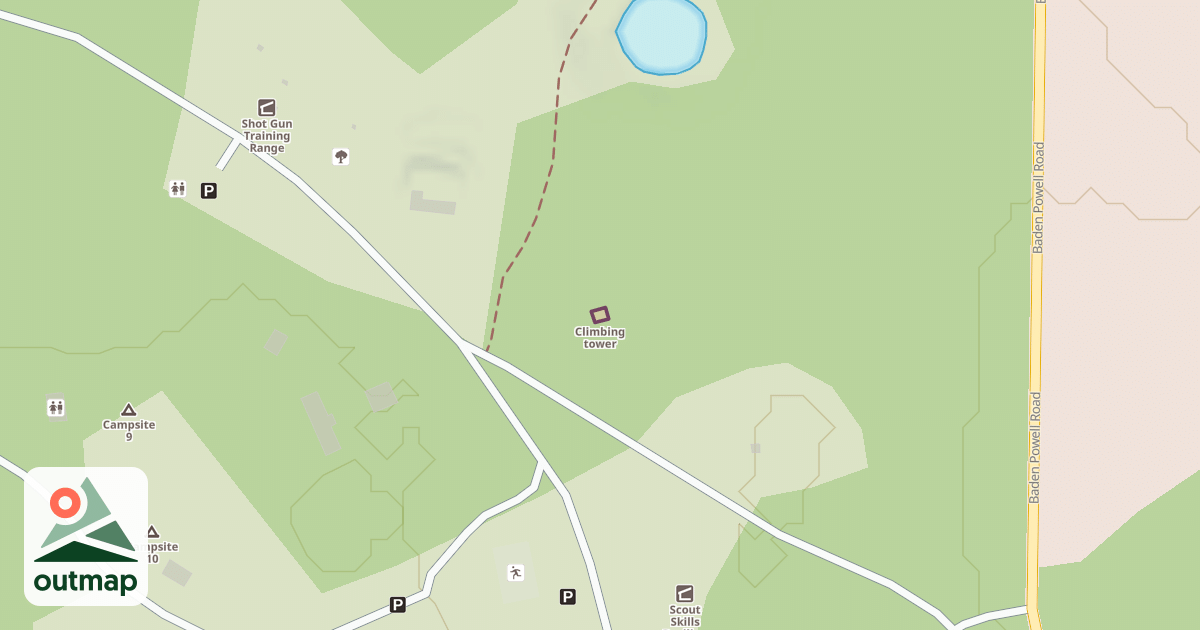 Map of Climbing tower