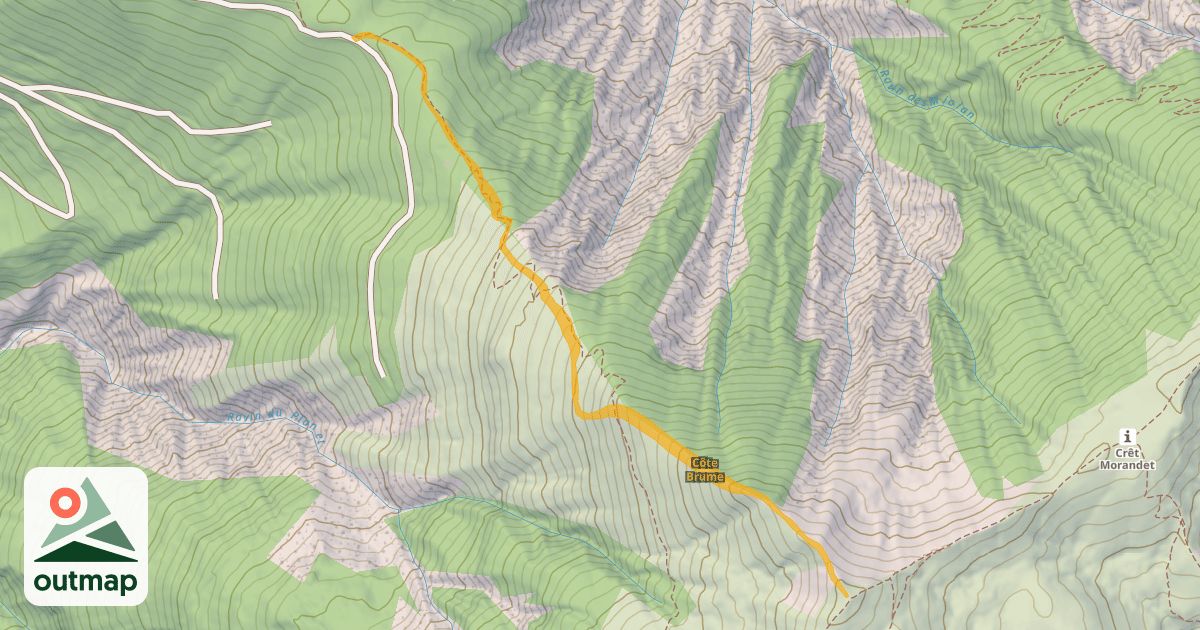 Map of Côte Brume
