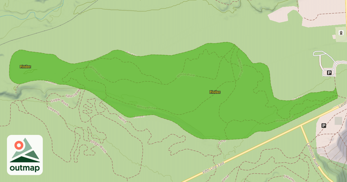 Map of Pinder