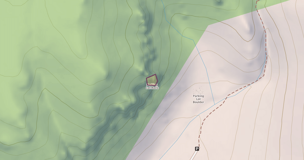 Map preview of Parking Lot Rock