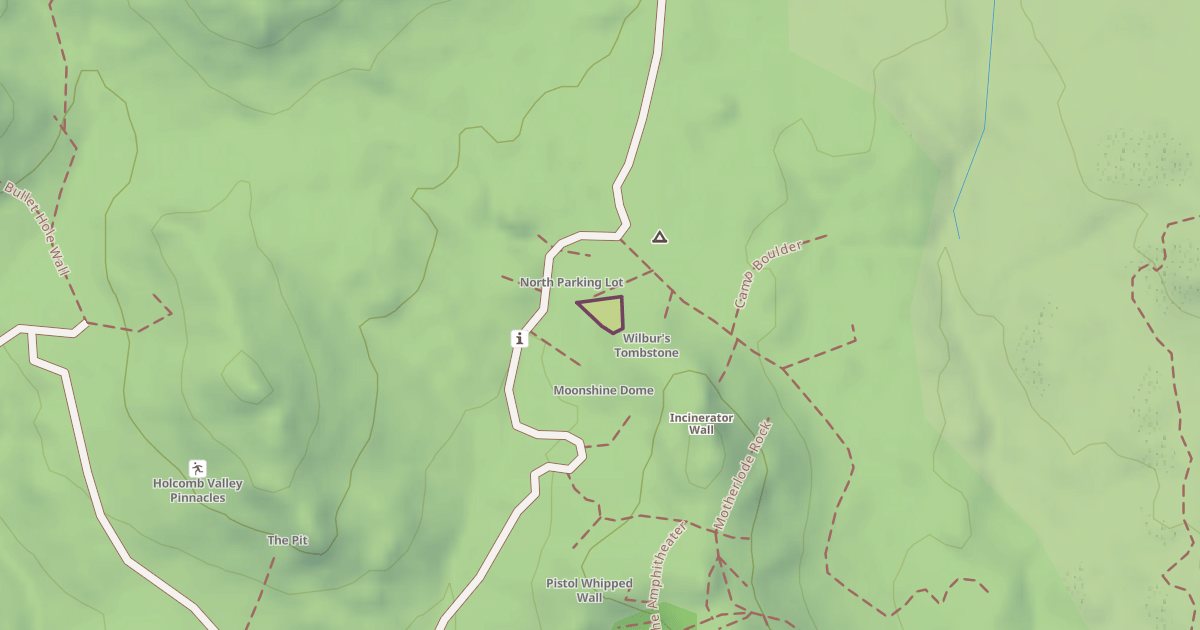 Map preview of Green Lichen Boulder
