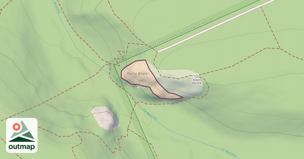 Map of Roche Brune