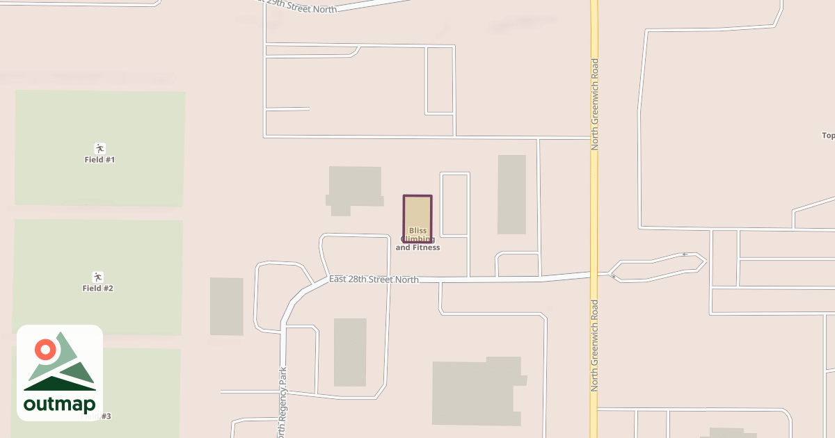Map of Bliss Climbing and Fitness