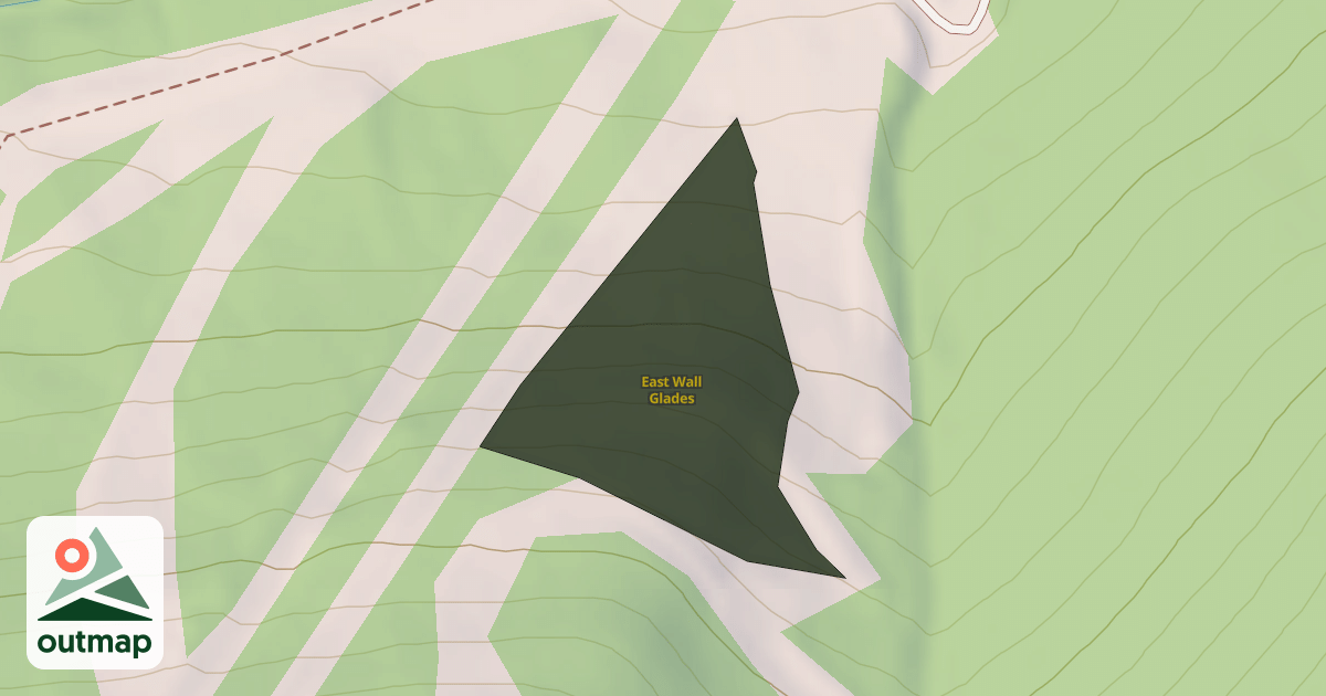 Map of East Wall Glades