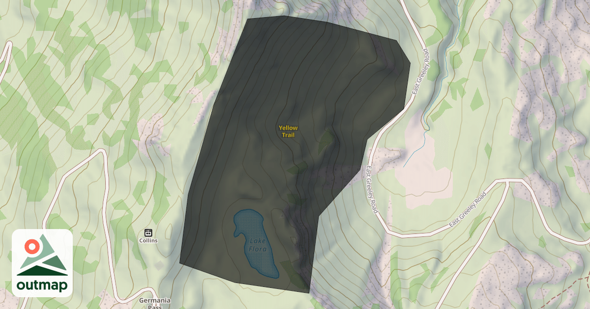 Map of Yellow Trail