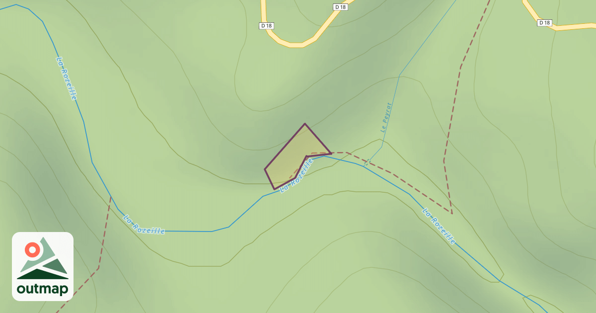 Map of Climbing Crag