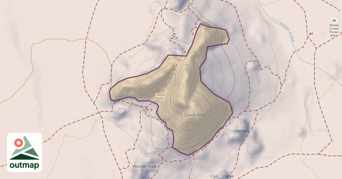 Map of Castle Rock