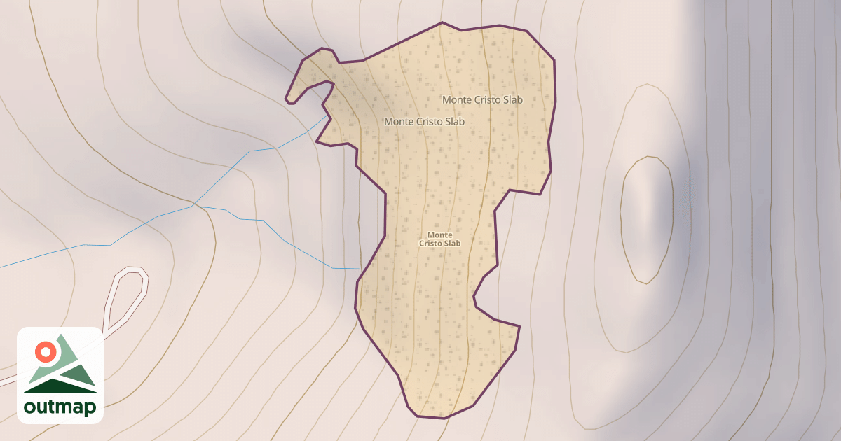 Map of Monte Cristo Slab