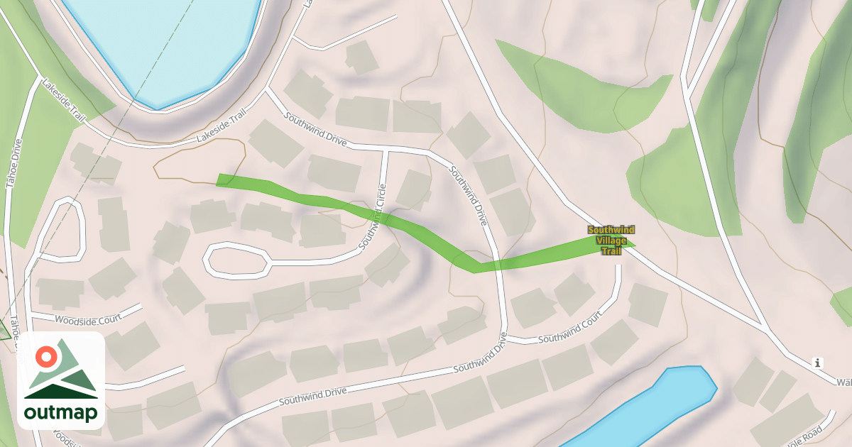 Map of Southwind Village Trail