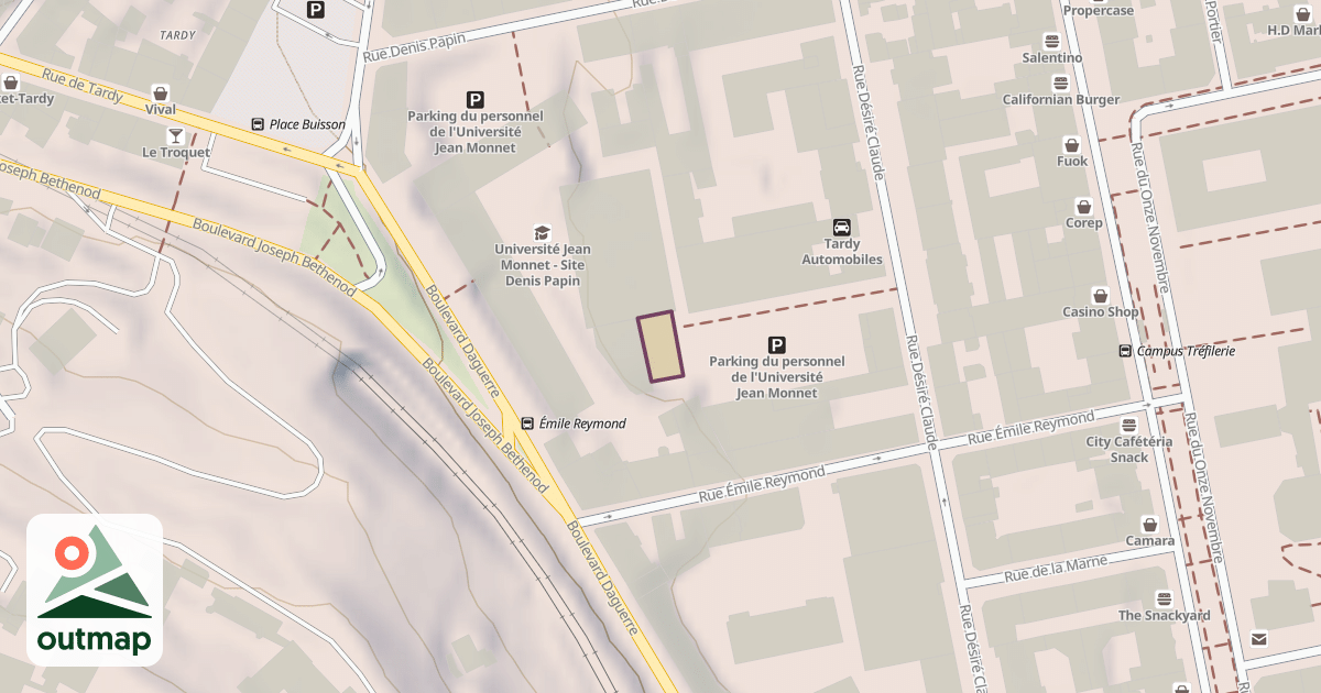 Map of Salle d'escalade