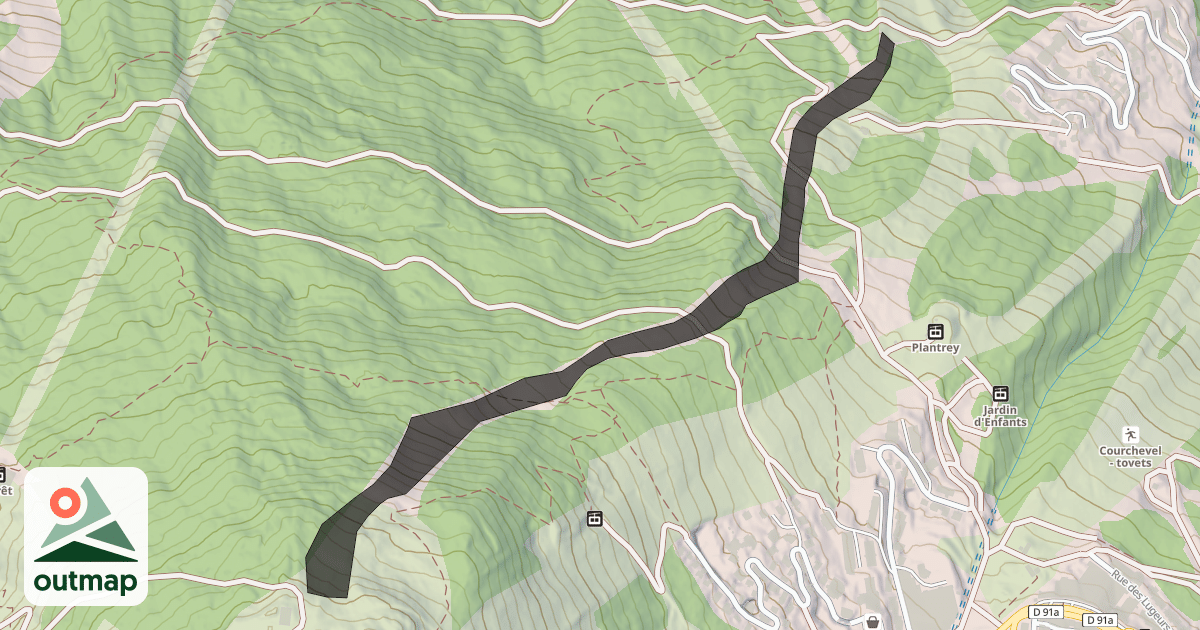 Map of Jean Blanc