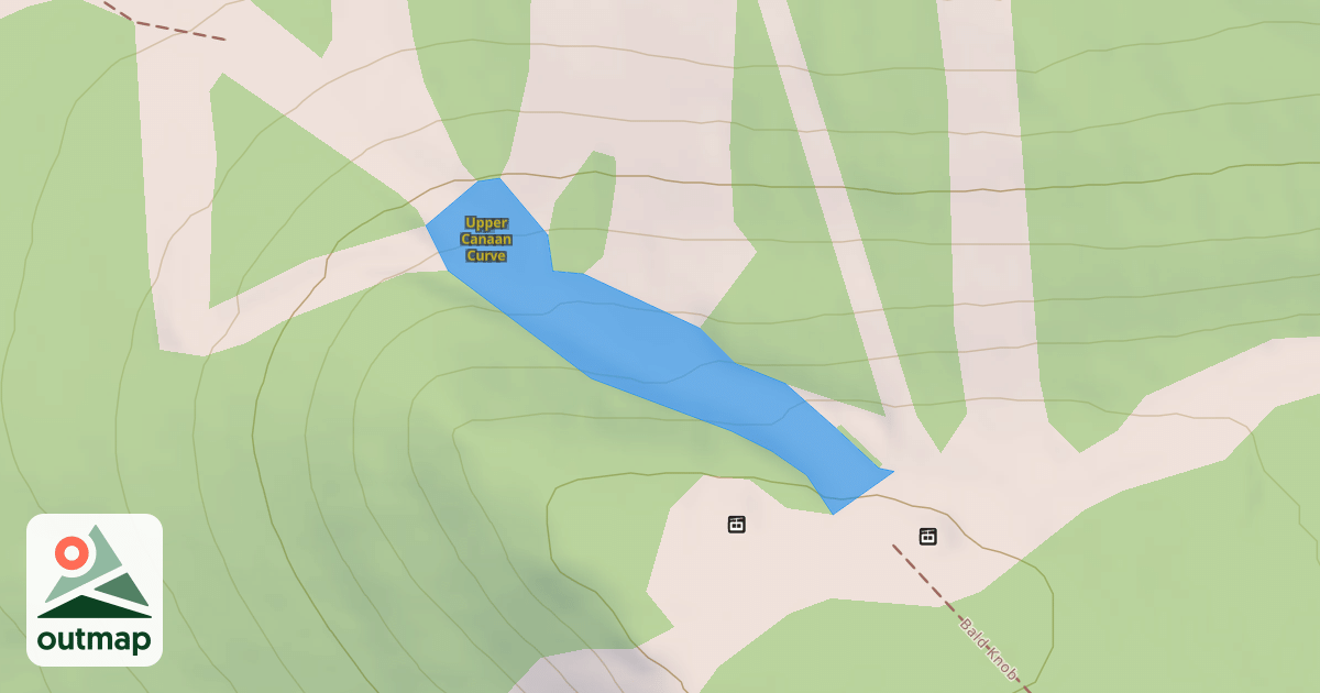 Map of Upper Canaan Curve