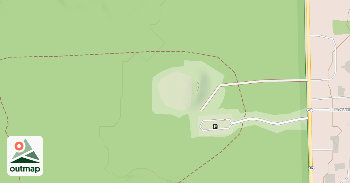 Map of Eastlake Metropark Sled Hill