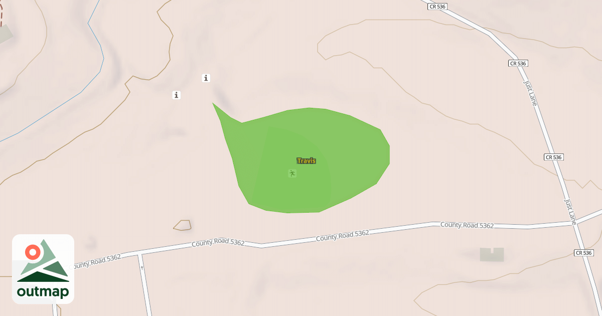 Map of Travis