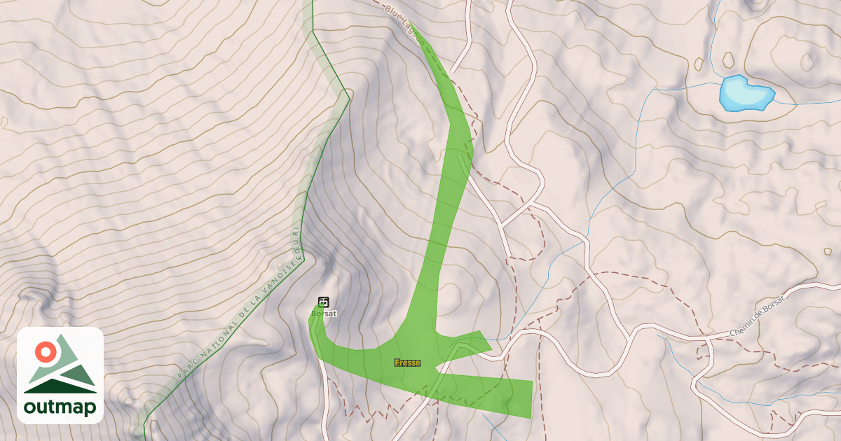 Map of Fresse