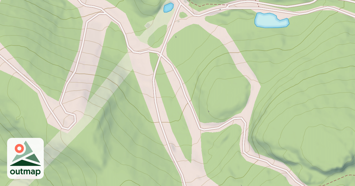 Map of Cliff Run