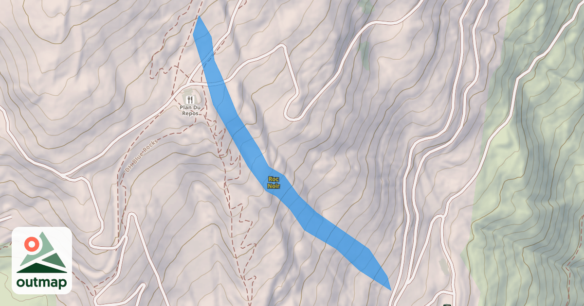 Map of Roc Noir