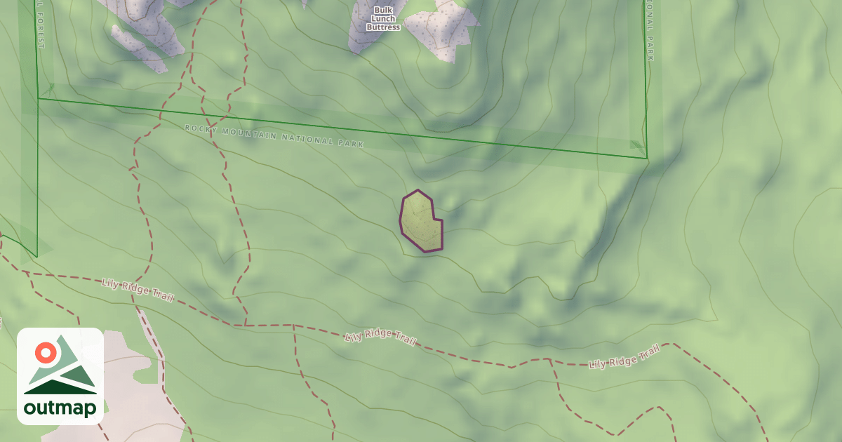 Map of Climbing Crag