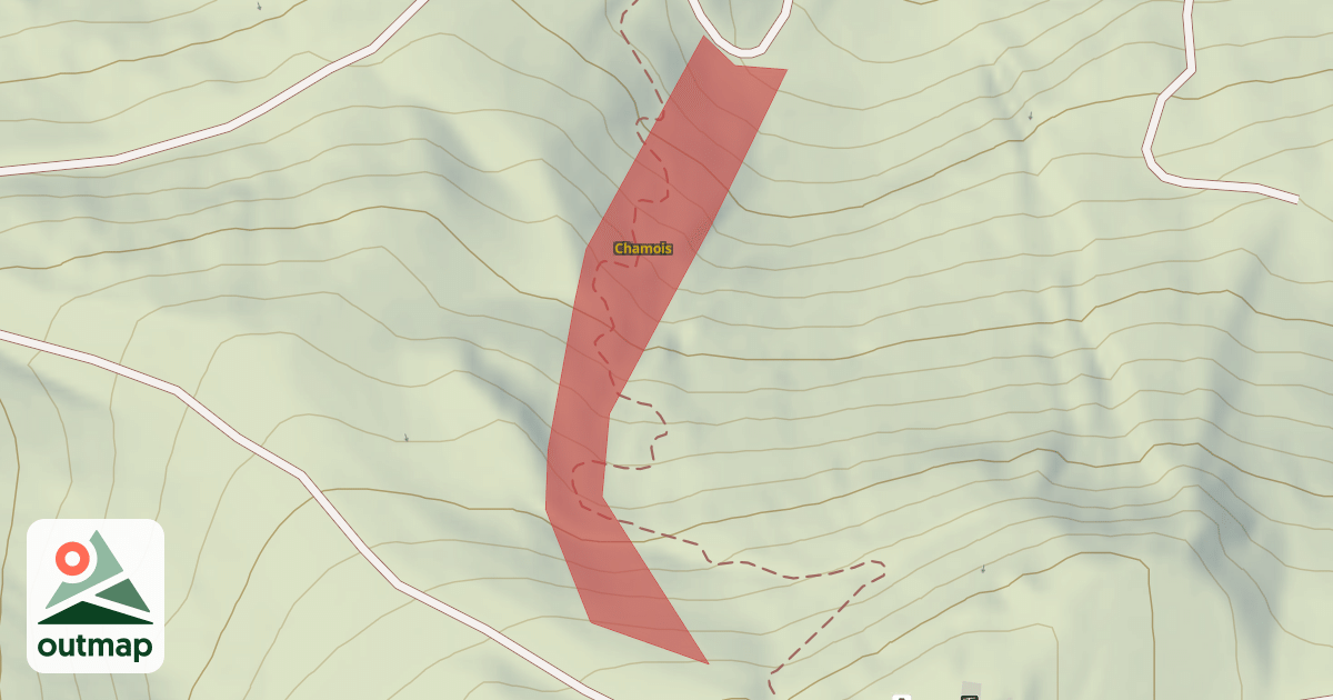 Map of Chamois