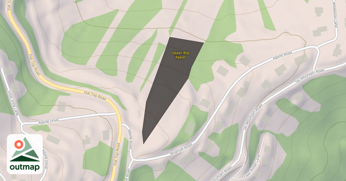 Map of Upper Big Appal