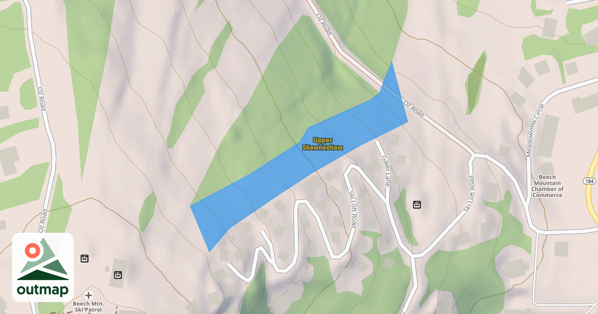 Map of Upper Shawneehaw