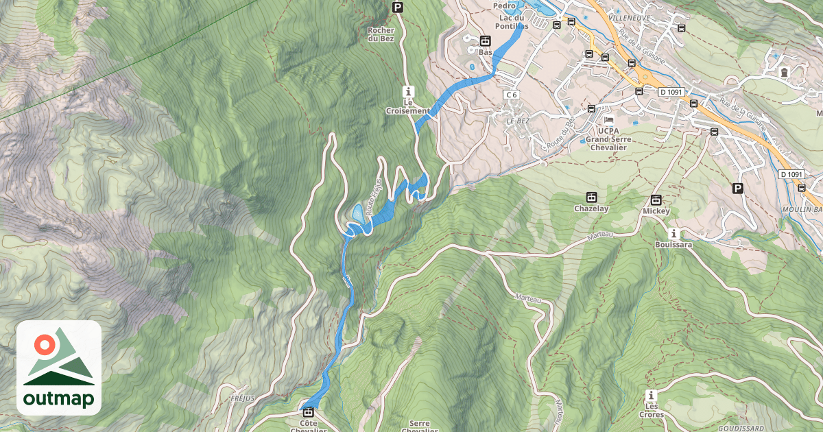 Map of Bez