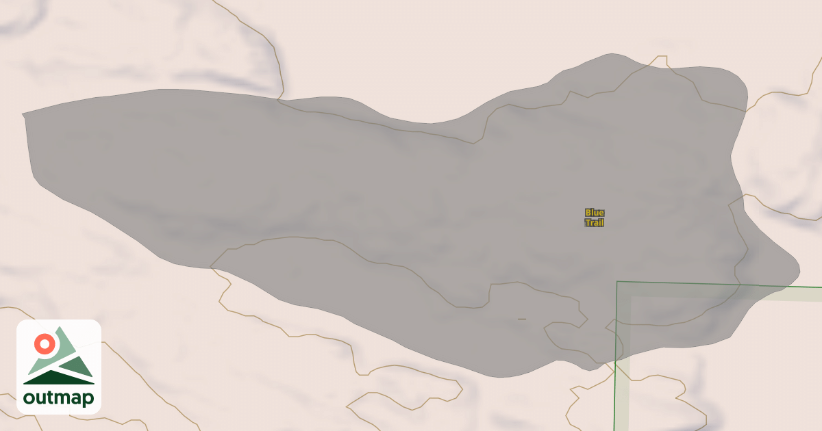 Map of Blue Trail