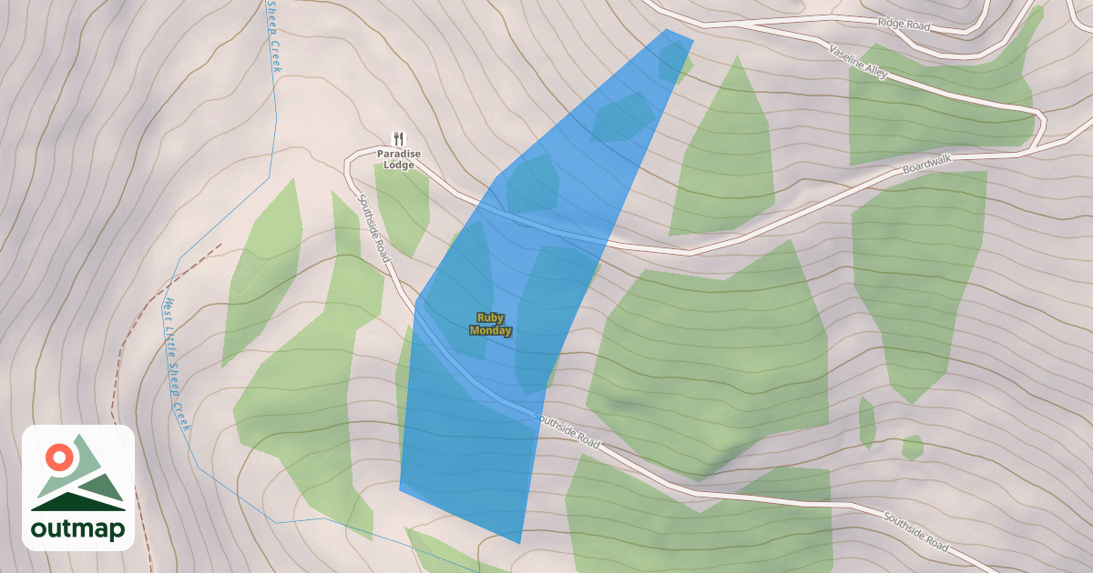 Map of Ruby Monday