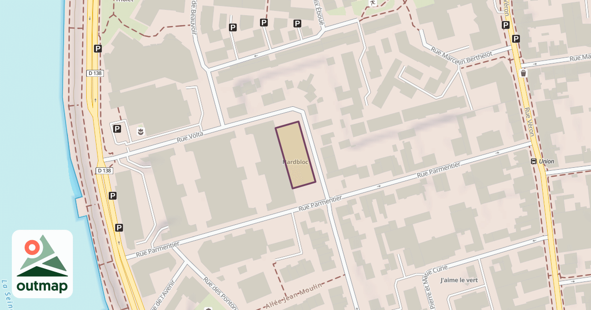 Map of Hardbloc