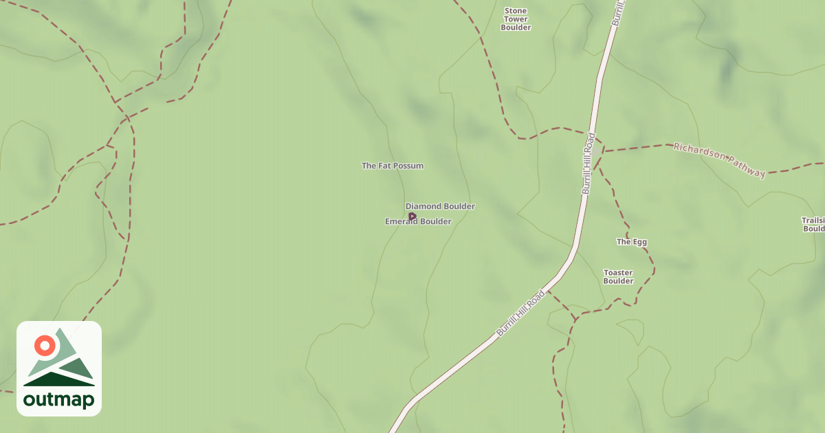 Map of Ruby Boulder