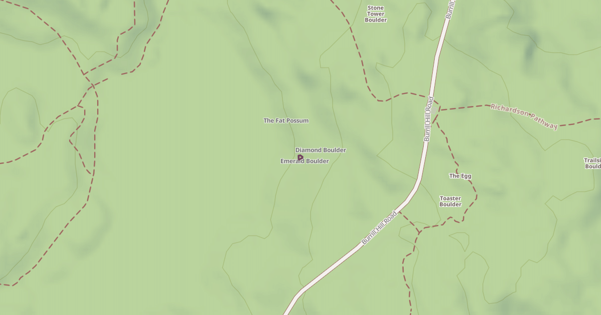 Map preview of Ruby Boulder
