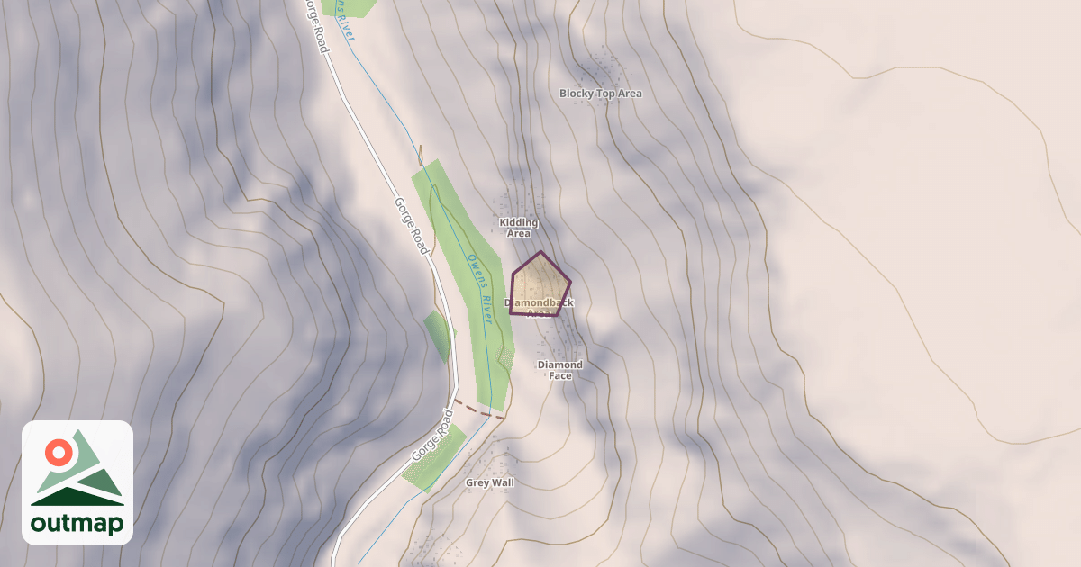 Map of Diamondback Area
