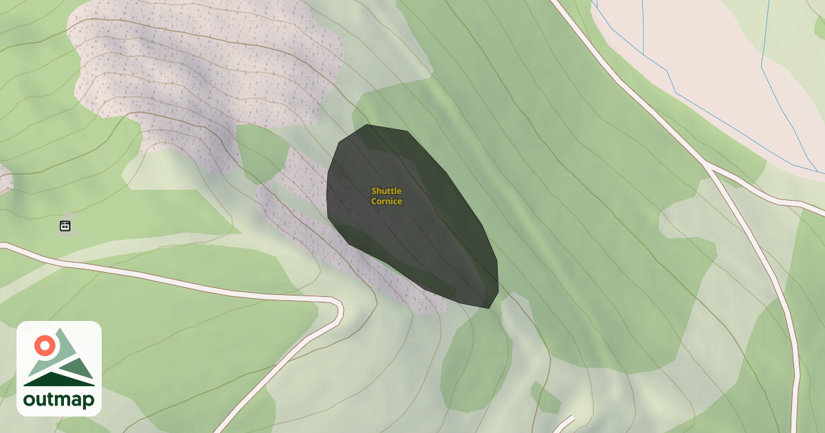 Map of Shuttle Cornice