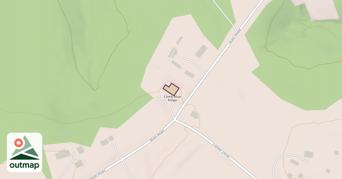 Map of Climb Blue Ridge