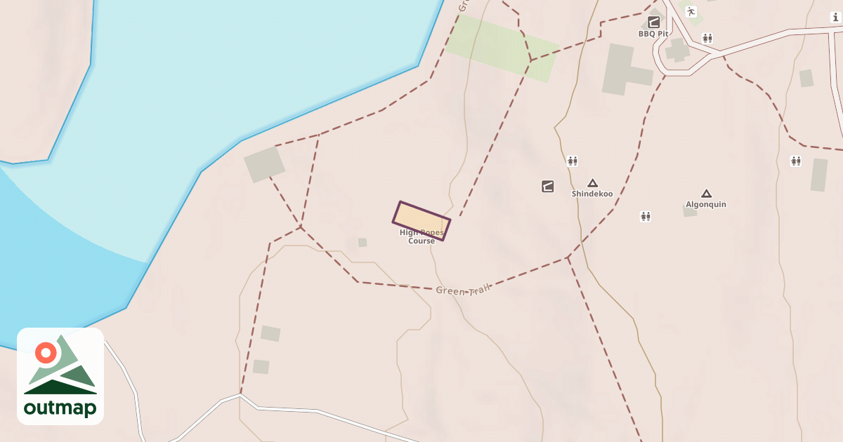 Map of High Ropes Course