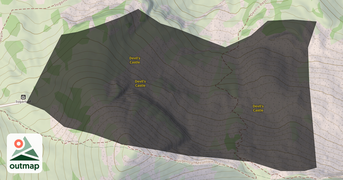 Map of Devil's Castle