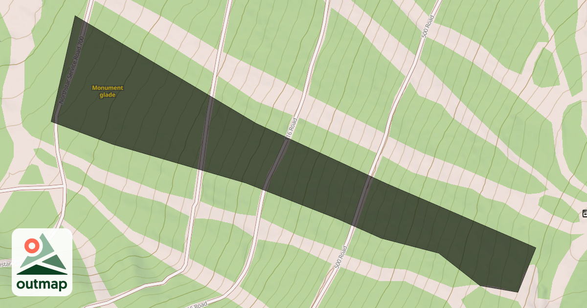 Map of Monument glade