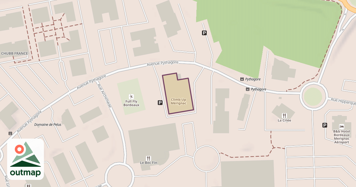 Map of Climb Up Mérignac
