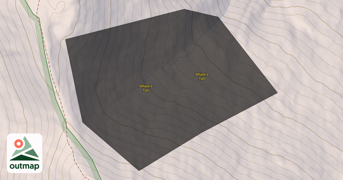 Map of Whale's Tail