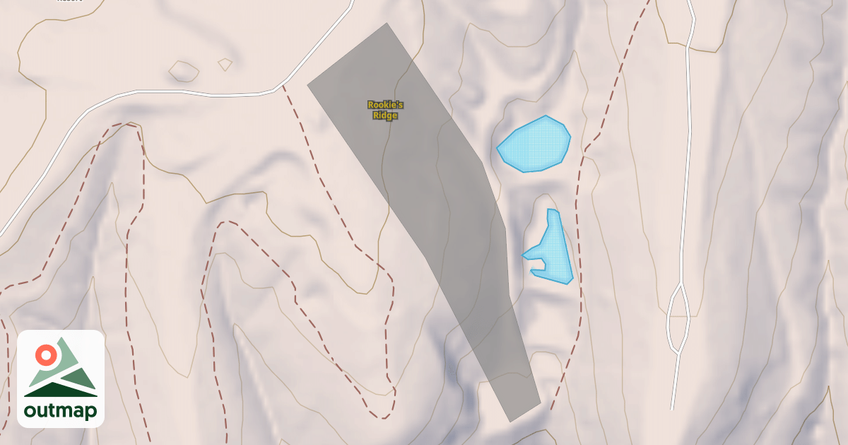 Map of Rookie's Ridge