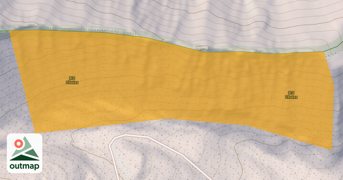 Map of A-Z Chutes