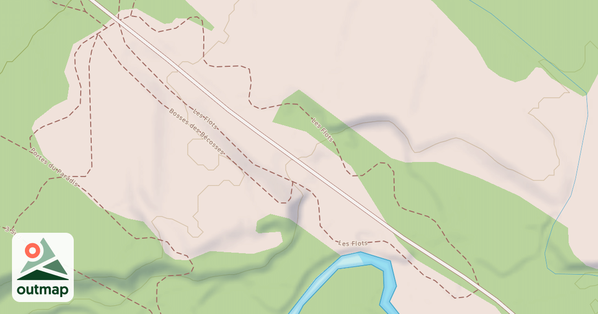 Map of Les Flots