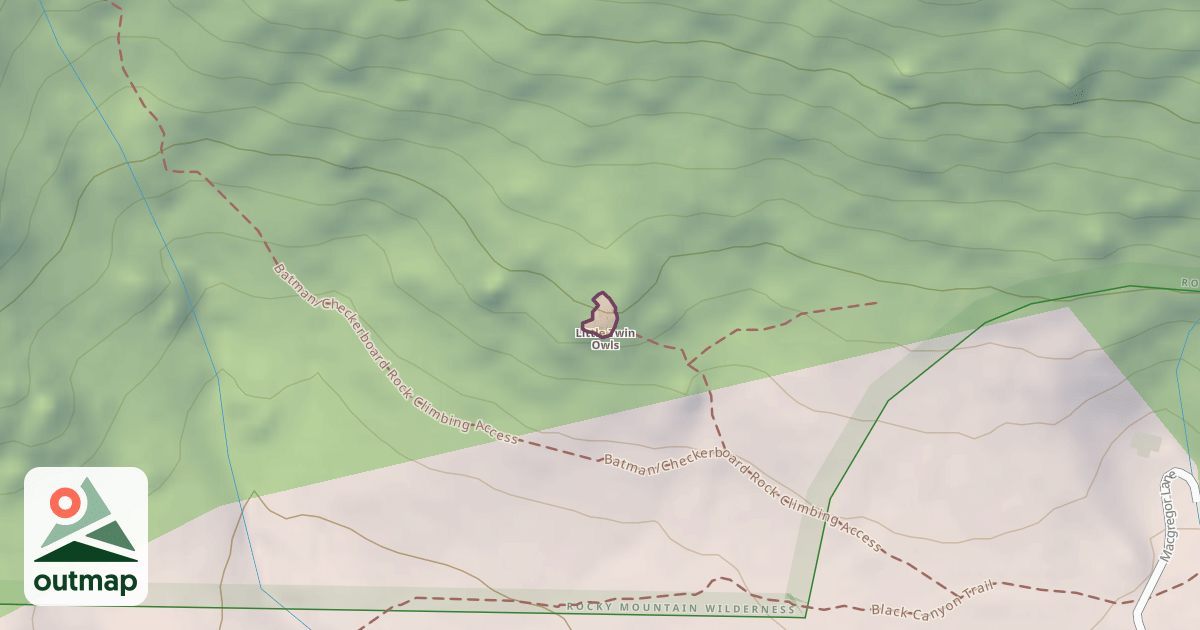 Map of Little Twin Owls