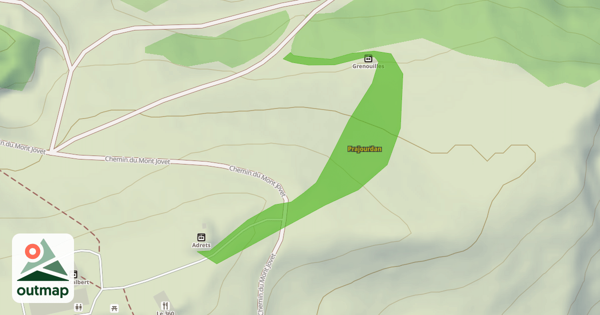 Map of Prajourdan