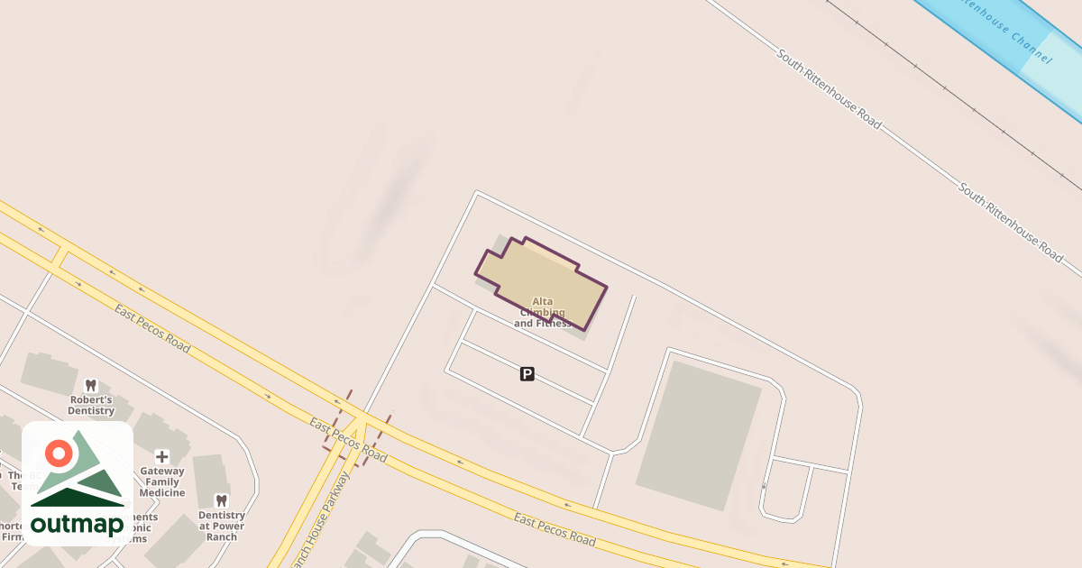 Map of Alta Climbing & Fitness