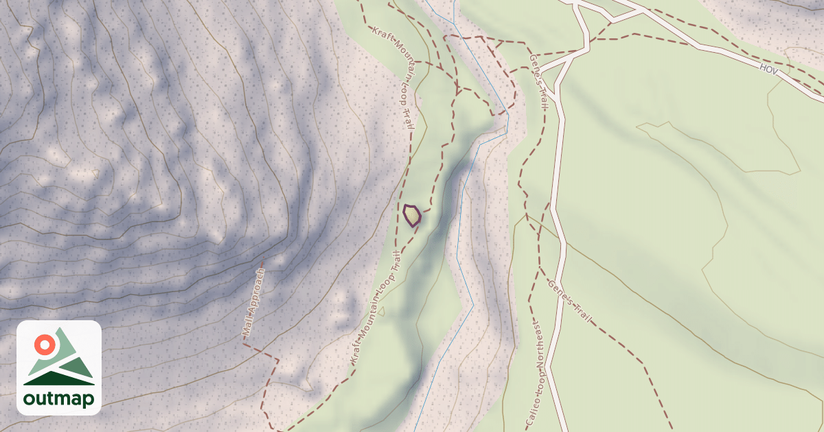 Map of Monkey Bars Boulder