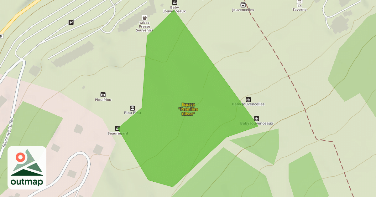 Map of Espace "Première Glisse"