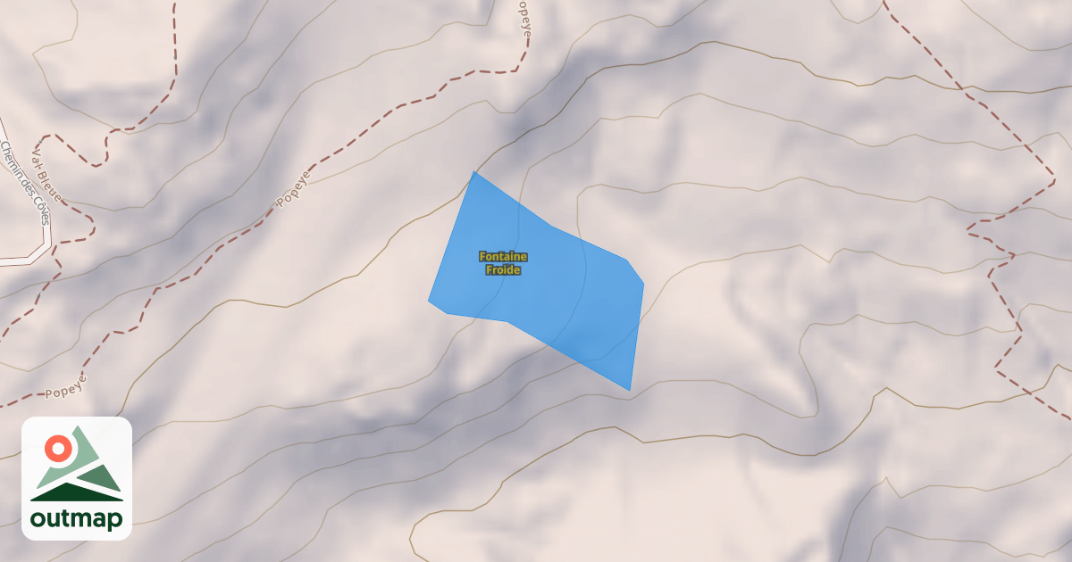 Map of Fontaine Froide